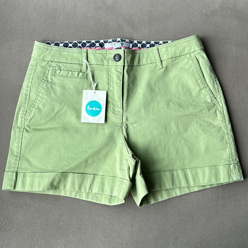Boden green shorts US size 8 UK 10 B36